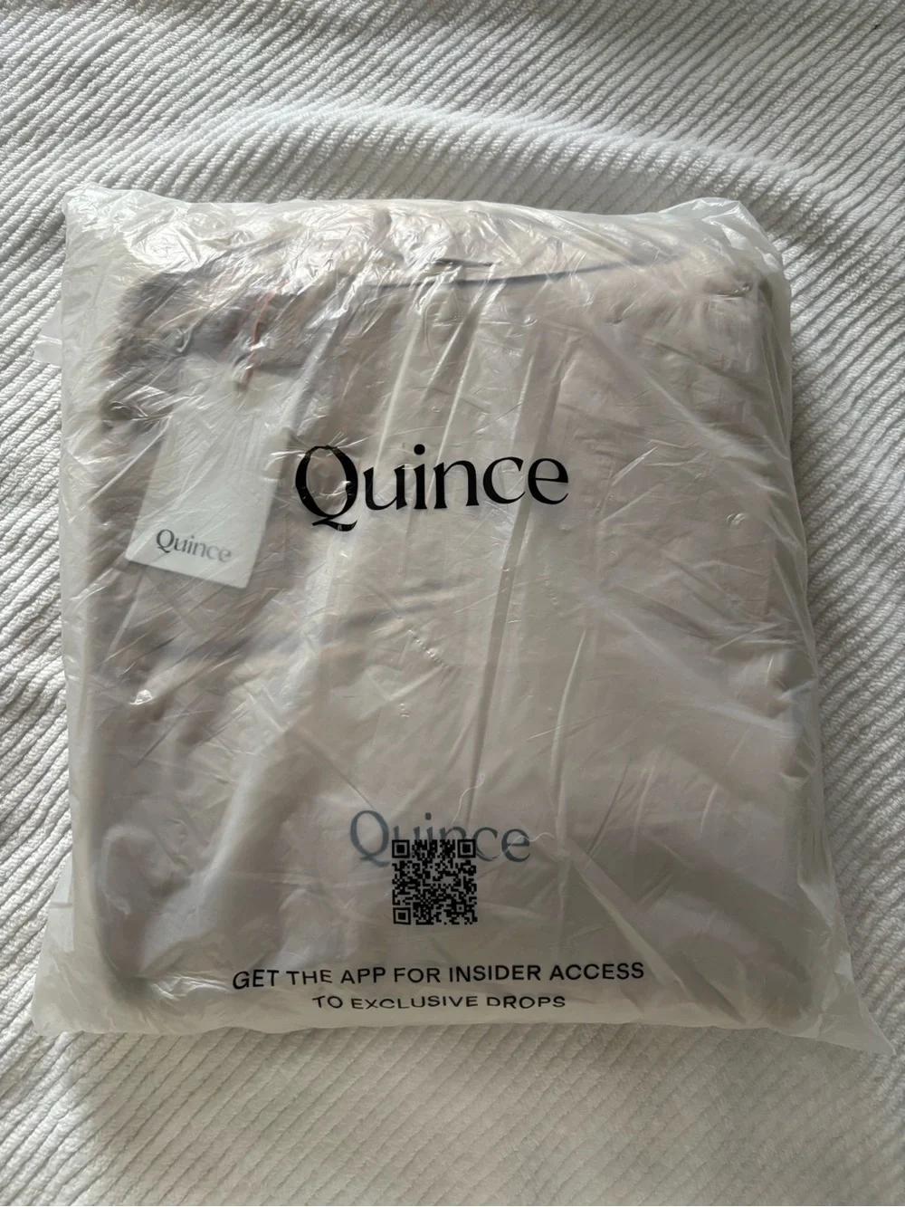 Quince Stone Beige Duvet Cover Set